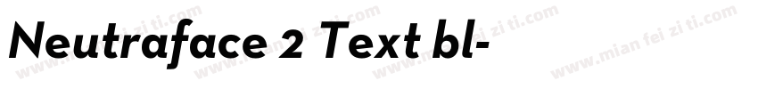 Neutraface 2 Text bl字体转换